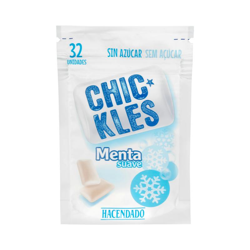 Chewing-gums dragées menthe douce sans sucre Hacendado