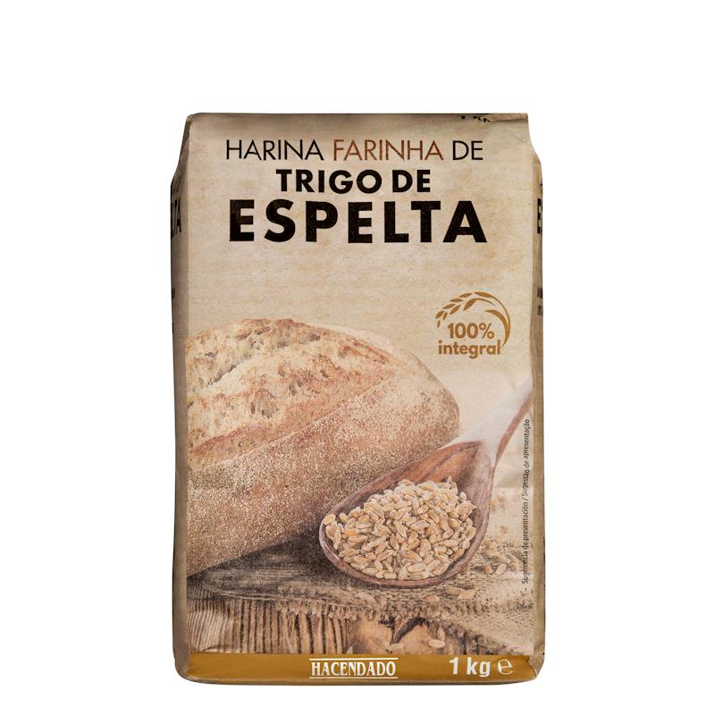 Farine d'épeautre 100 % complète Hacendado