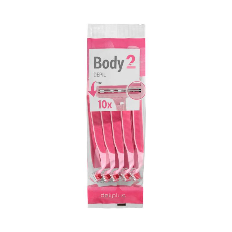 Rasoirs épilation jetables Deliplus Body 2 lames