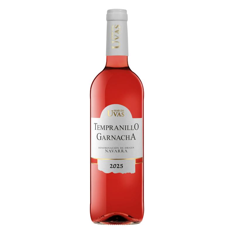 Vin rosé tempranillo garnacha Mar De Uvas DO Navarra