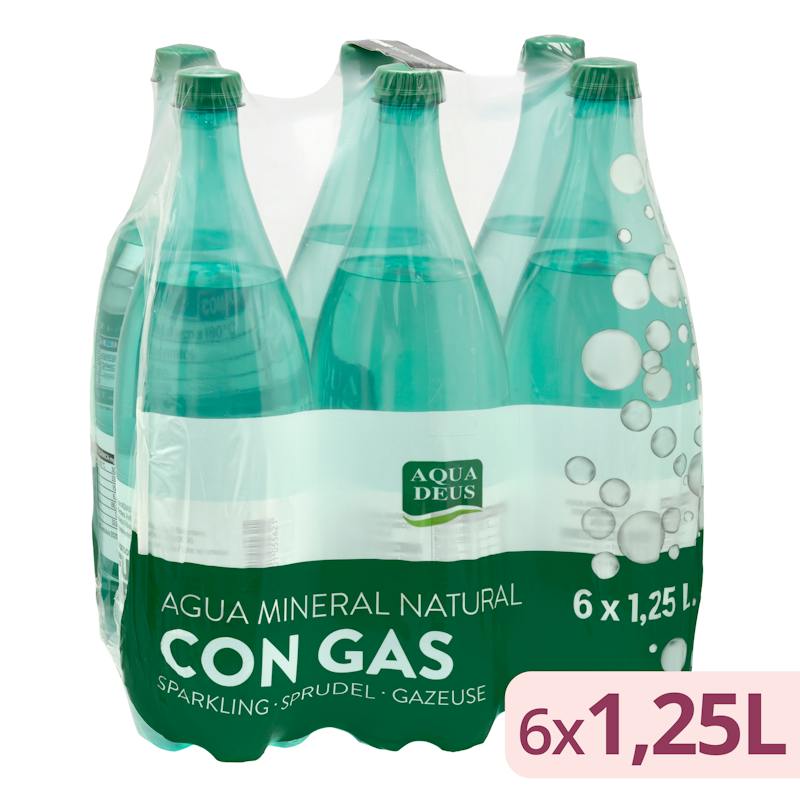Eau minérale gazeuse grand format Aquadeus