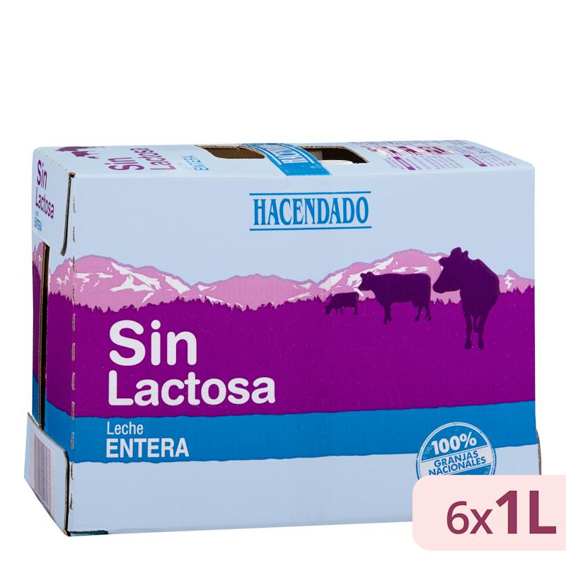 Lait entier sans lactose Hacendado