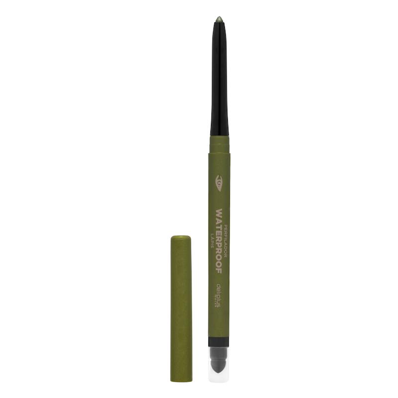 Crayon yeux waterproof Deliplus 12 vert olive