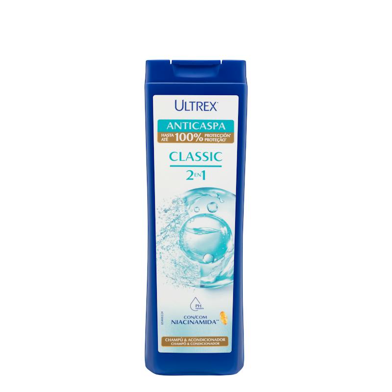 Shampooing et après-shampooing antipelliculaire Classic 2 en 1 Ultrex tous types de cheveux