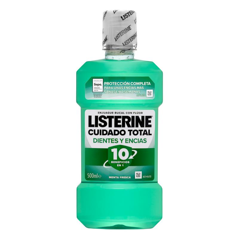Bain de bouche dents et gencives Listerine menthe