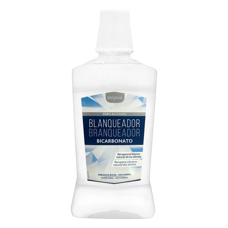 Bain de bouche blancheur bicarbonate Deliplus sans alcool