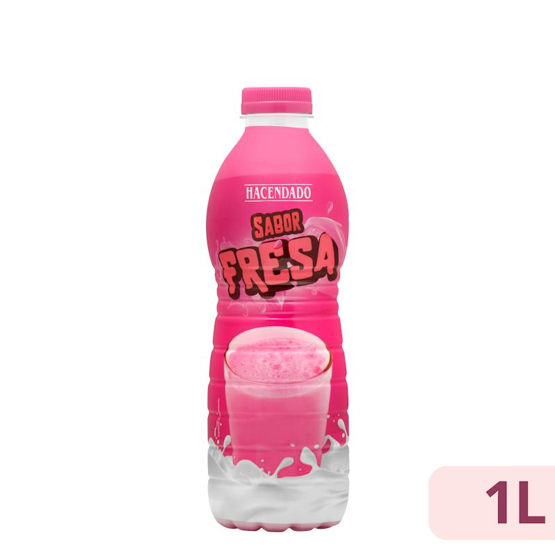 Boisson lactée saveur fraise Hacendado