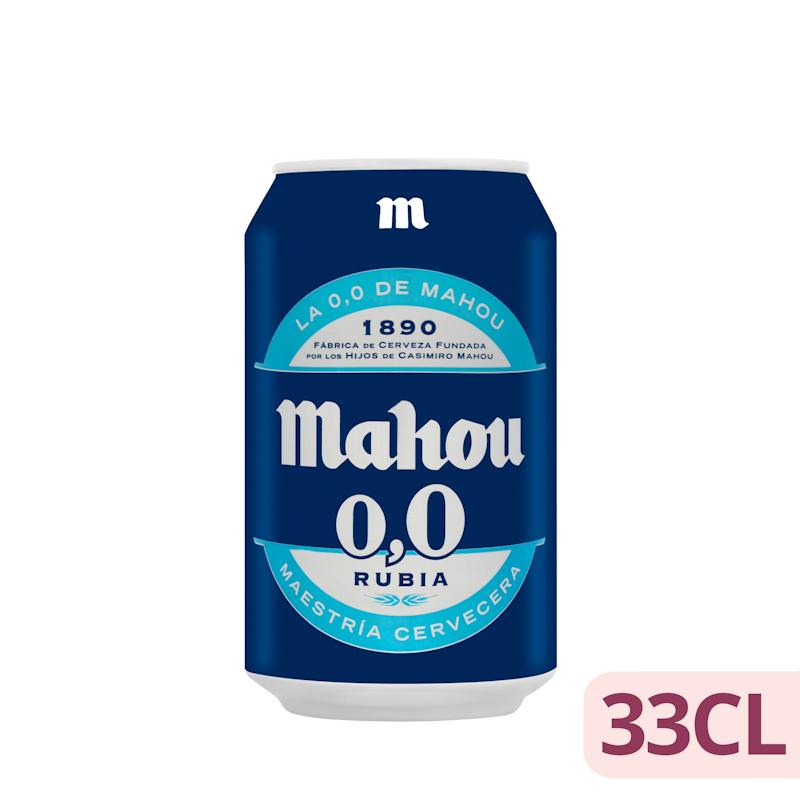 Bière blonde sans alcool 0,0 % Mahou