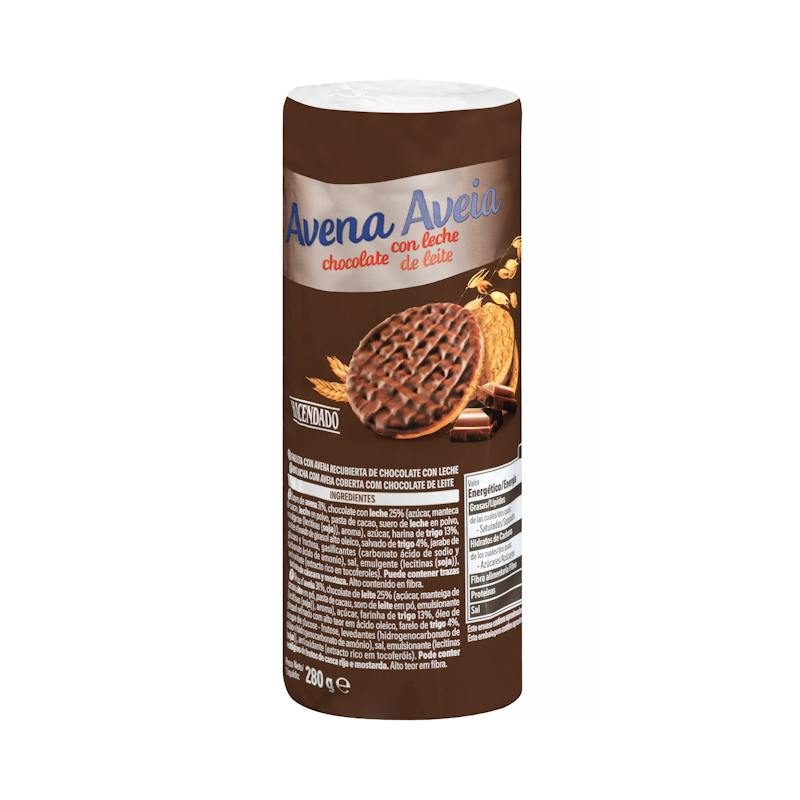 Biscuits Digestive avoine chocolat au lait Hacendado