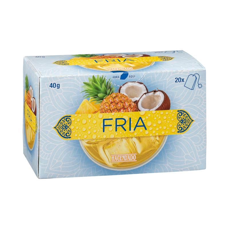 Infusion à froid Hacendado saveur ananas et coco