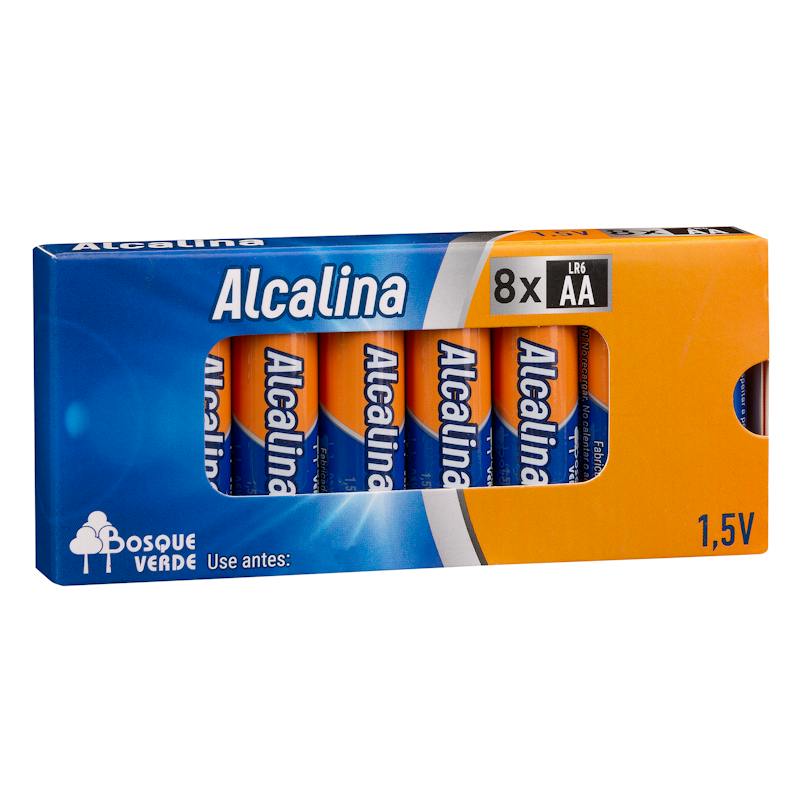 Piles alcalines AA LR6 Bosque Verde