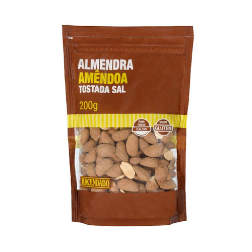 Amandes grillées salées avec peau Hacendado