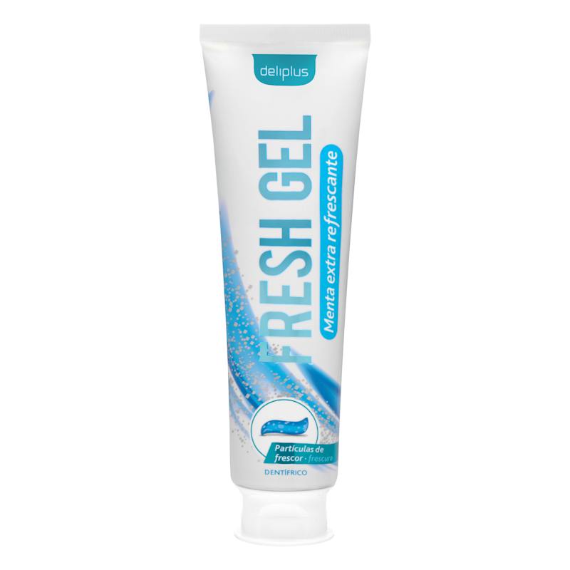 Dentifrice Fresh Gel Deliplus menthe extra fraîche