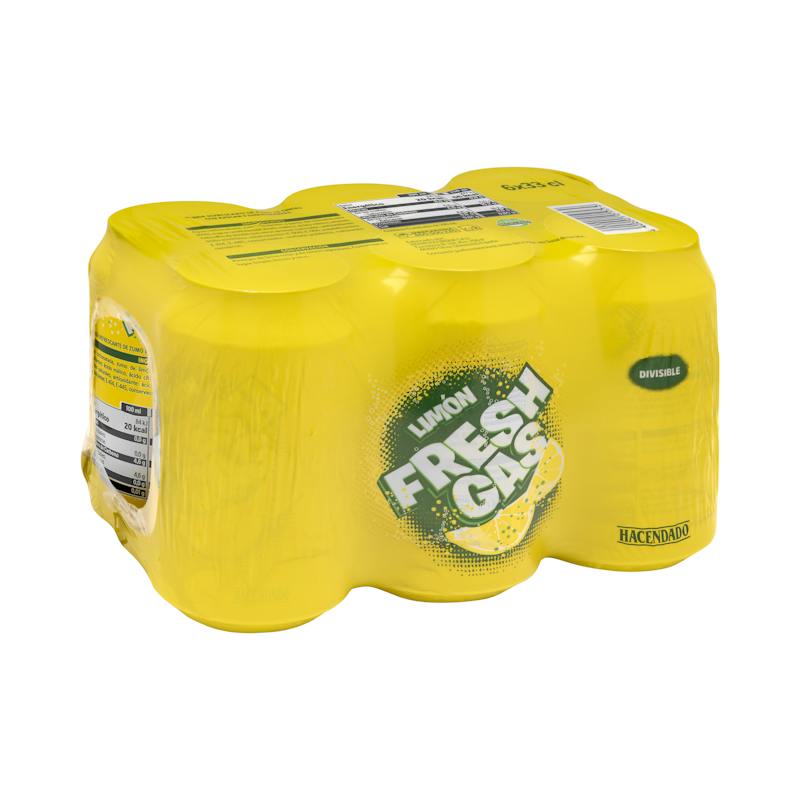 Soda au citron Hacendado fresh gas