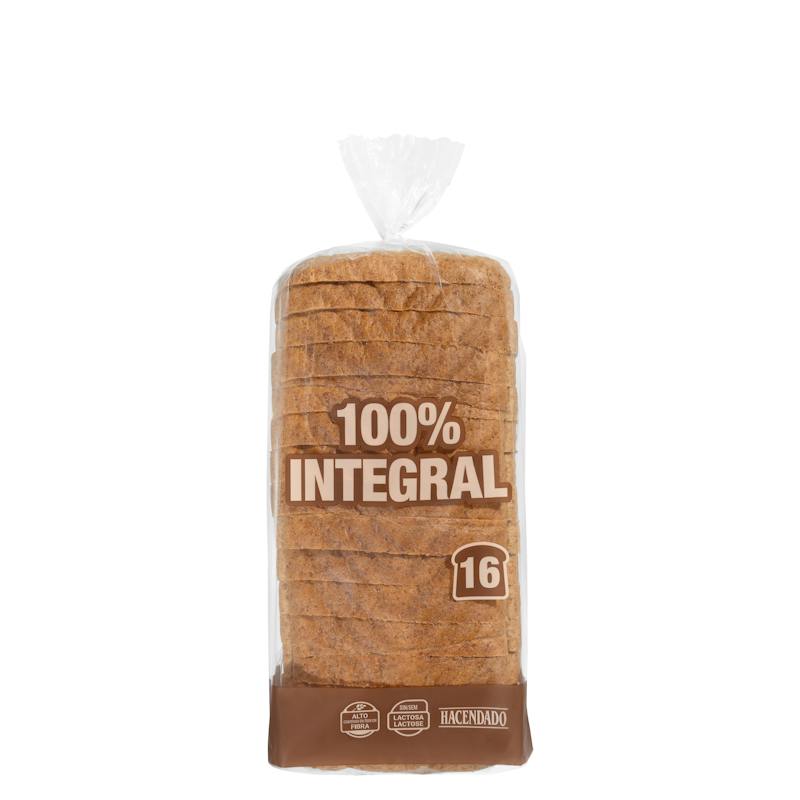 Pain de mie 100 % complet Hacendado