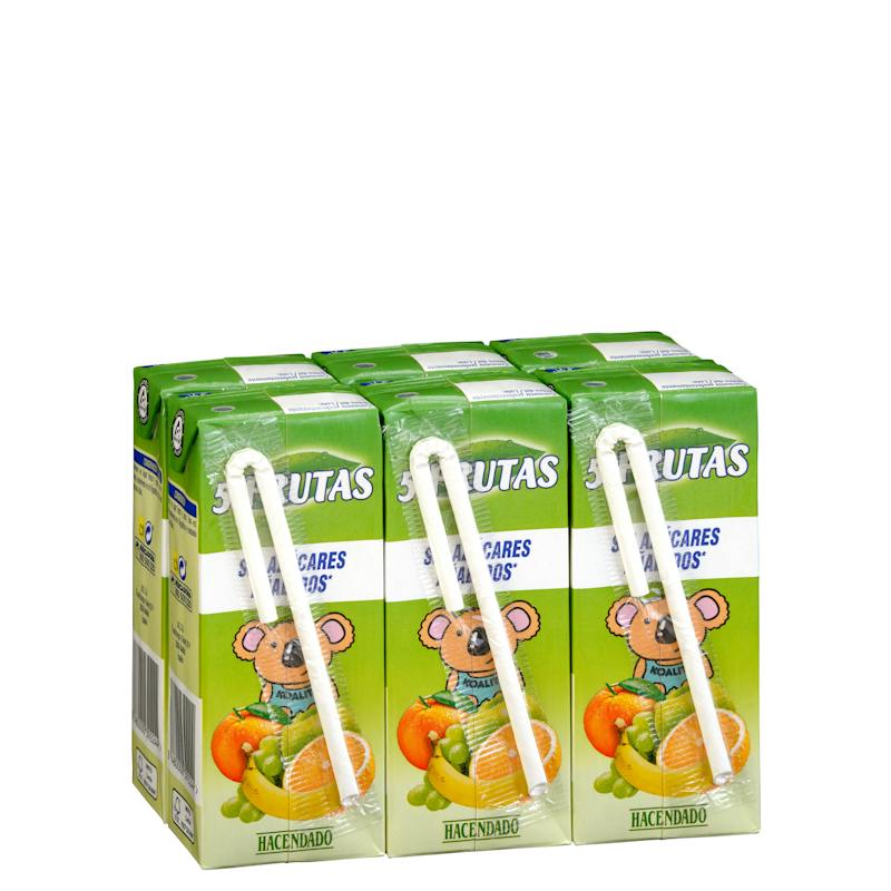 Boisson 5 fruits Hacendado sans sucres ajoutés