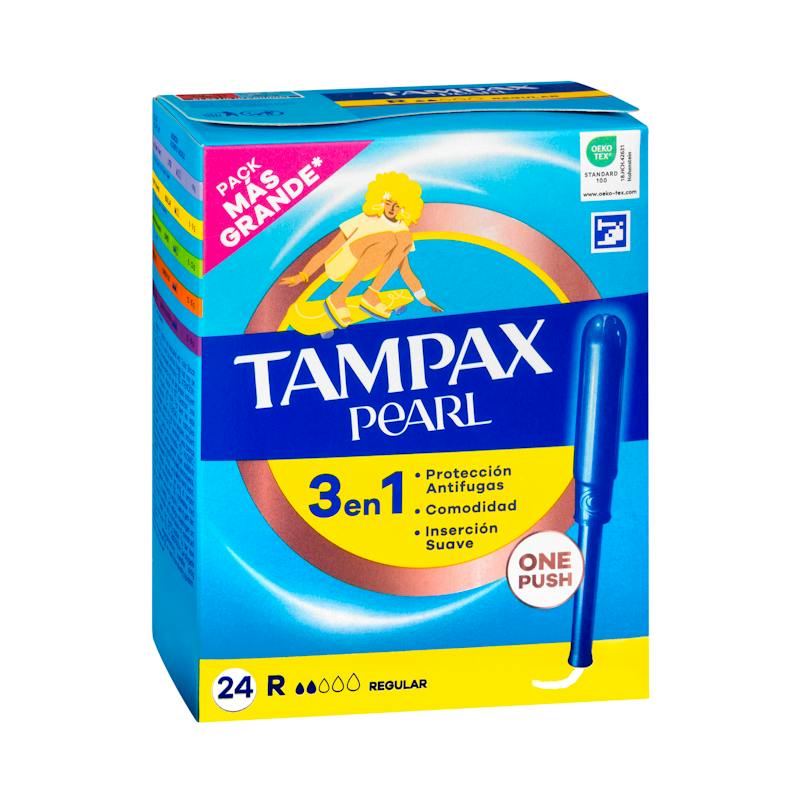 Tampons regular Tampax Pearl avec applicateur