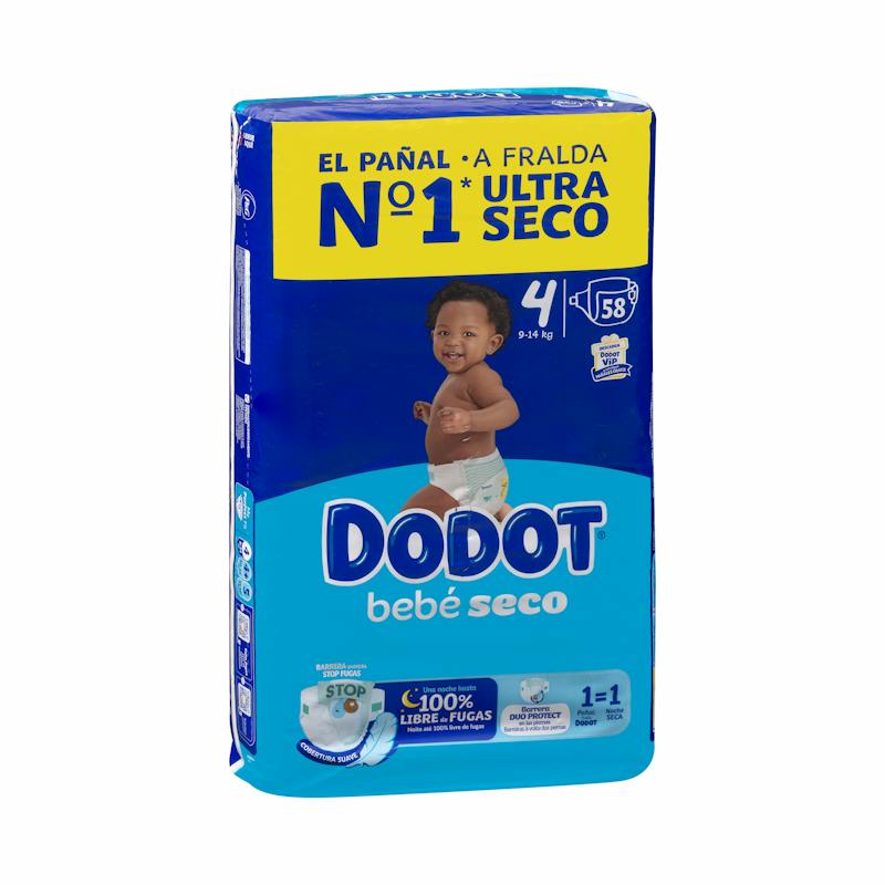 Couches bébé taille 4 Dodot 9-14 kg