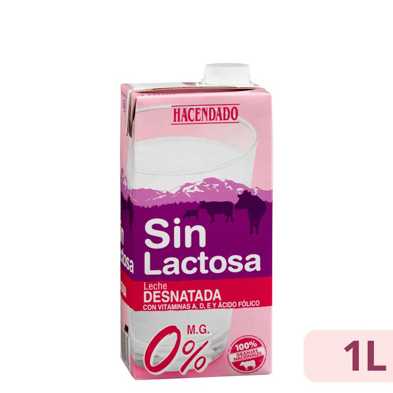 Lait écrémé sans lactose Hacendado
