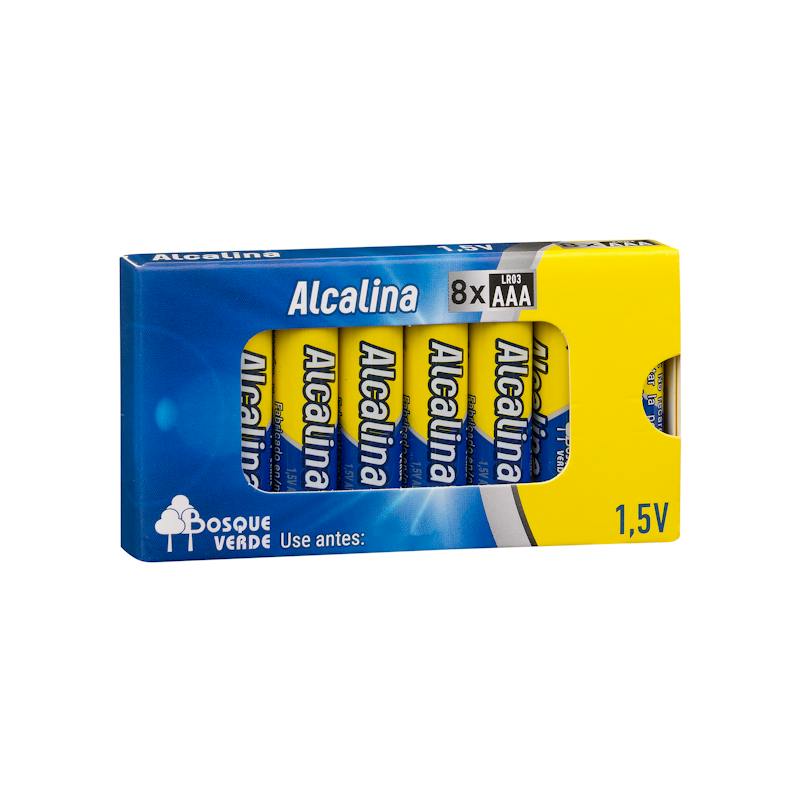 Piles alcalines AAA LR03 Bosque Verde