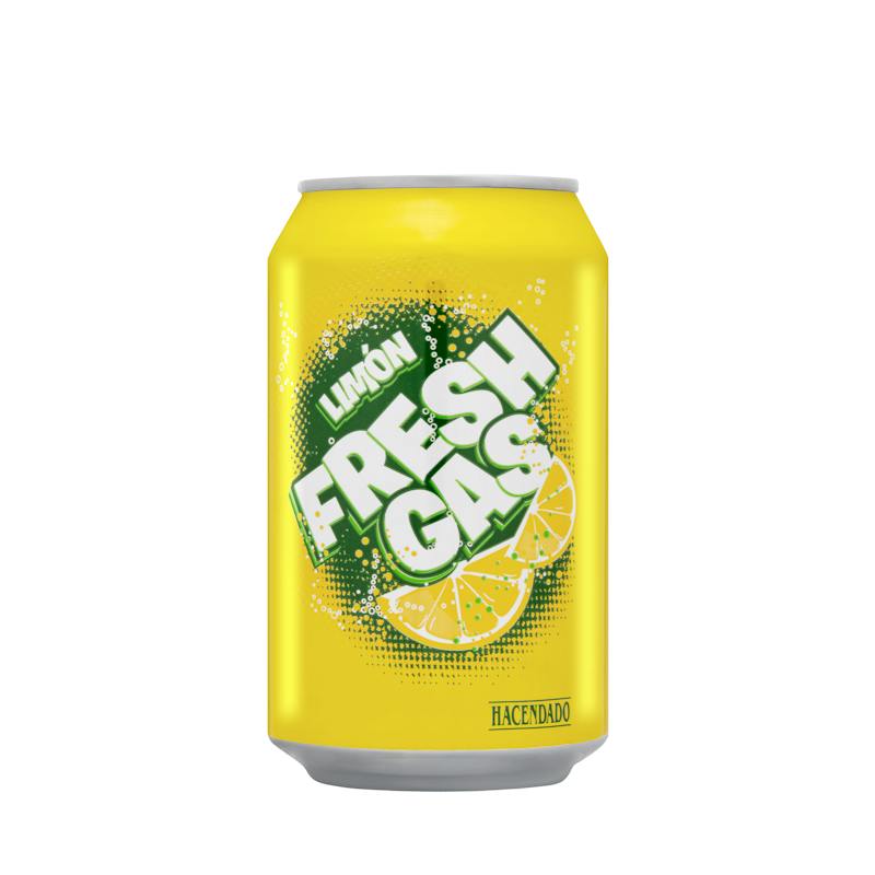Soda au citron Hacendado fresh gas