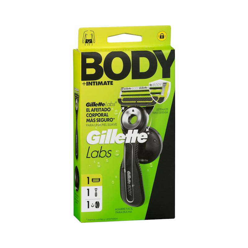 Rasoir rechargeable Gillette Labs Body + Intimate 2 lames