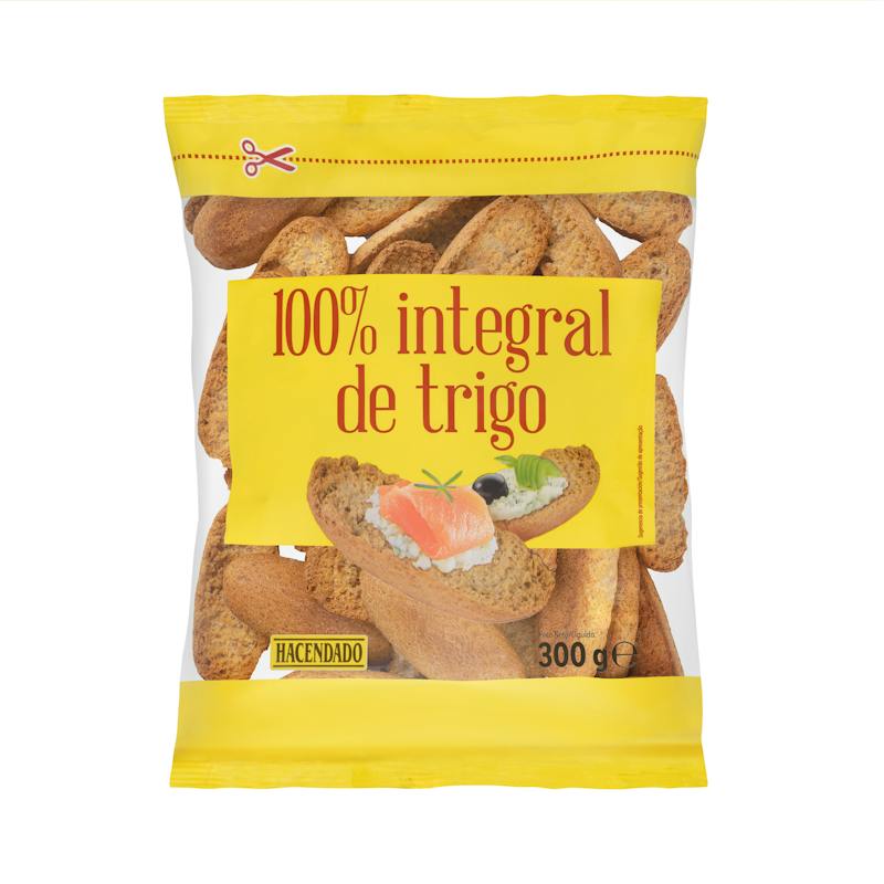Petits pains grillés 100 % blé complet Hacendado
