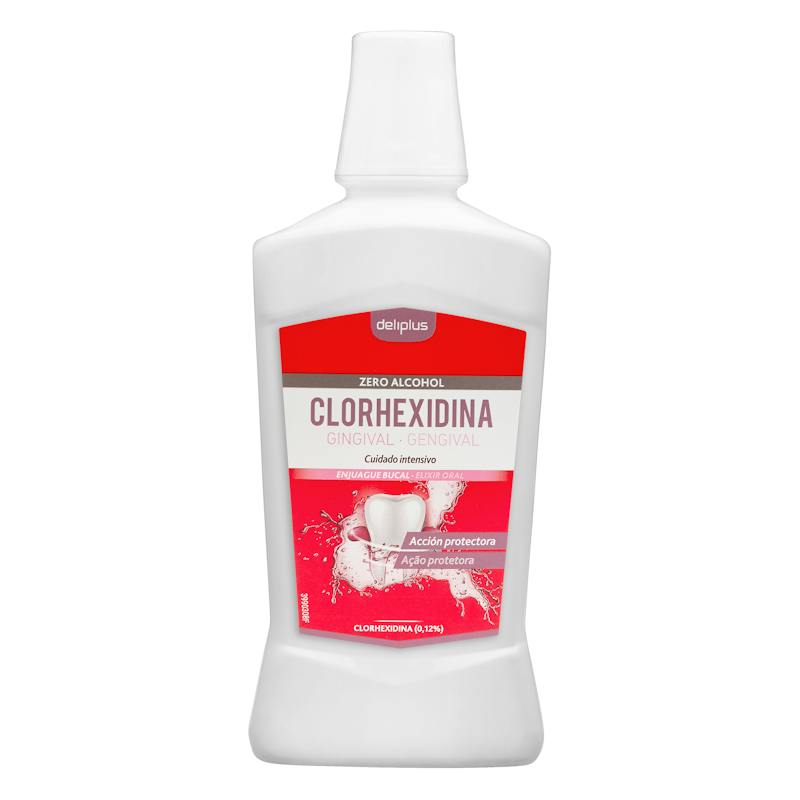 Bain de bouche chlorhexidine gencives Deliplus sans alcool