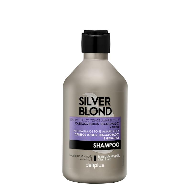 Shampooing Silver Blond Deliplus cheveux blonds, décolorés et gris
