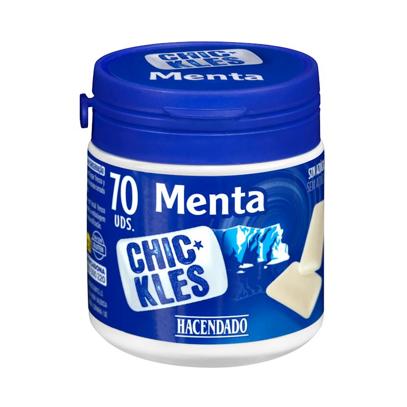 Chewing-gums dragées menthe forte sans sucre Hacendado