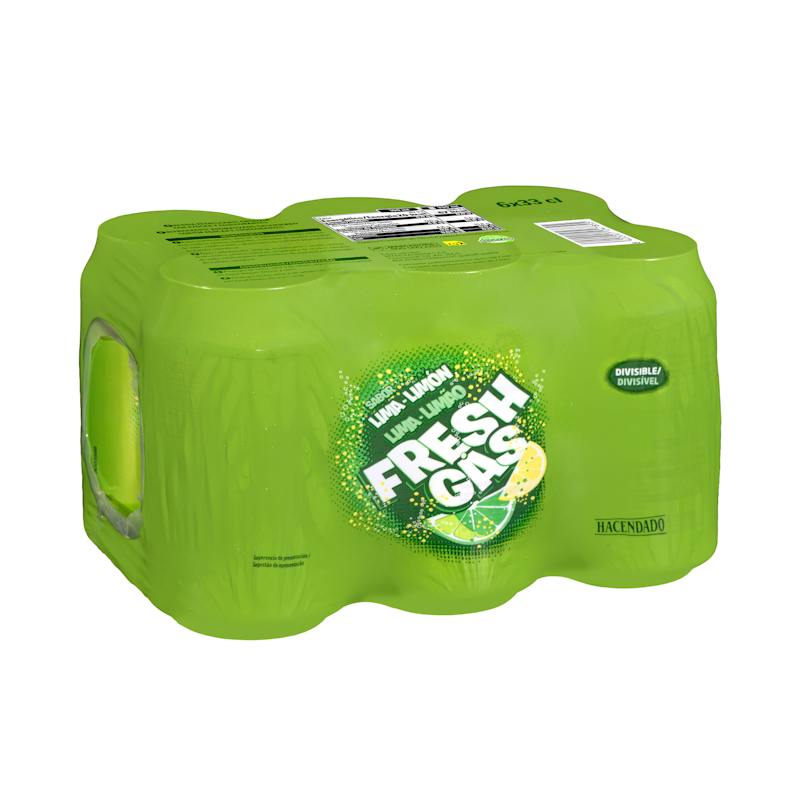 Soda citron-citron vert Hacendado fresh gas