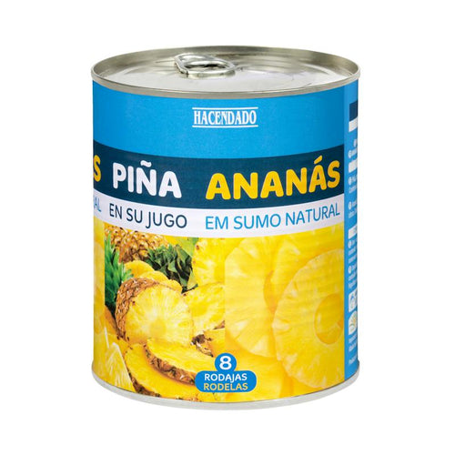 Ananas au jus en tranches Hacendado