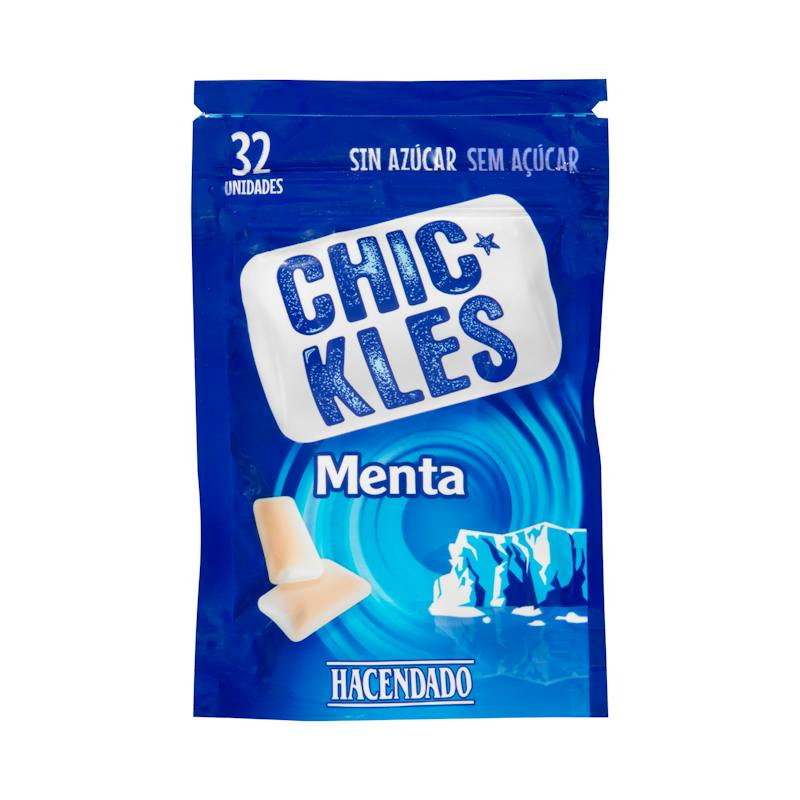 Chewing-gums dragées menthe forte sans sucre Hacendado