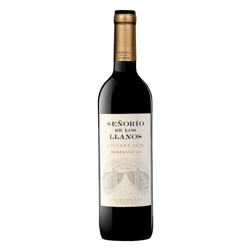 Vin rouge tempranillo crianza Señorío de los Llanos DO Valdepeñas
