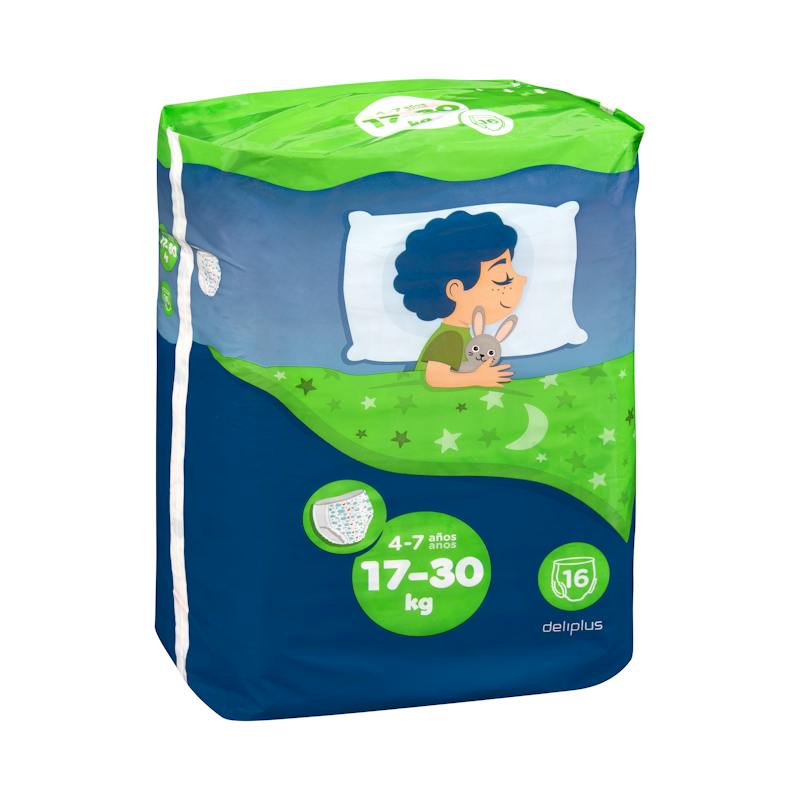 Couches-culottes junior nuit Deliplus 17-30 kg