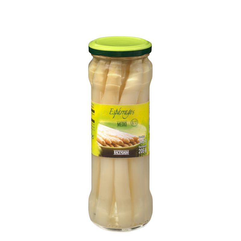 Asperges blanches moyennes Hacendado