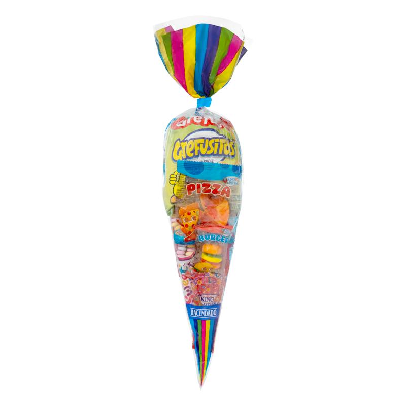 Cône de bonbons fête Hacendado