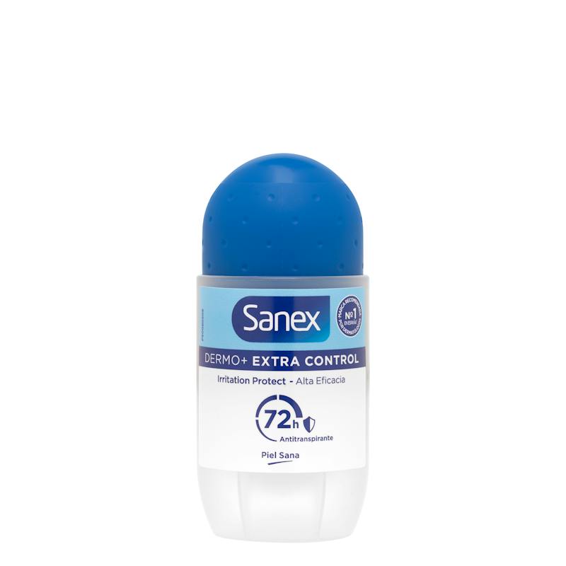 Déodorant roll-on Dermo extra control Sanex anti-transpirant