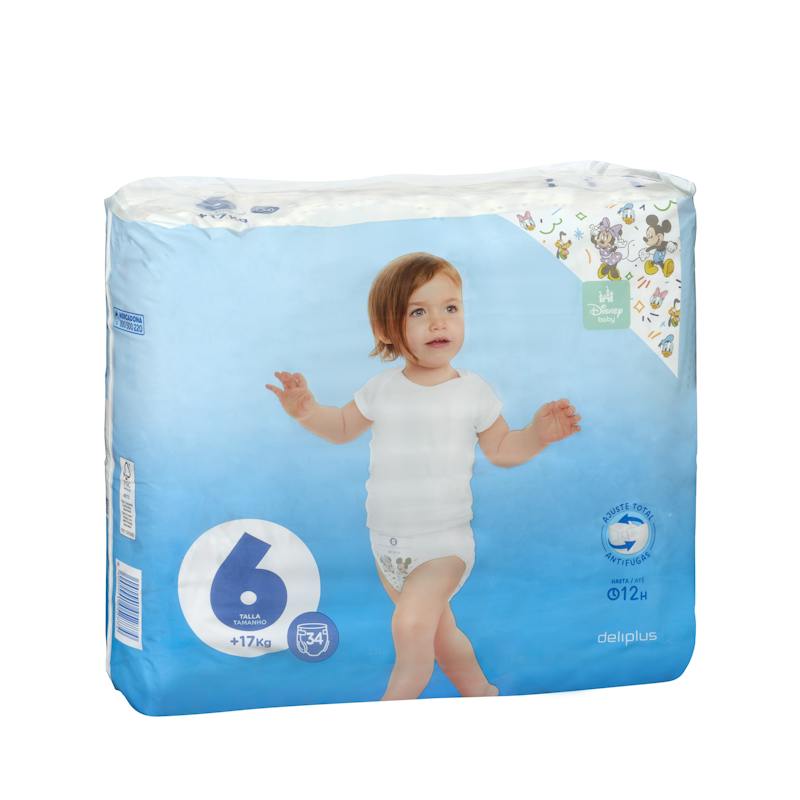 Couches bébé taille 6 Deliplus 17 kg et plus