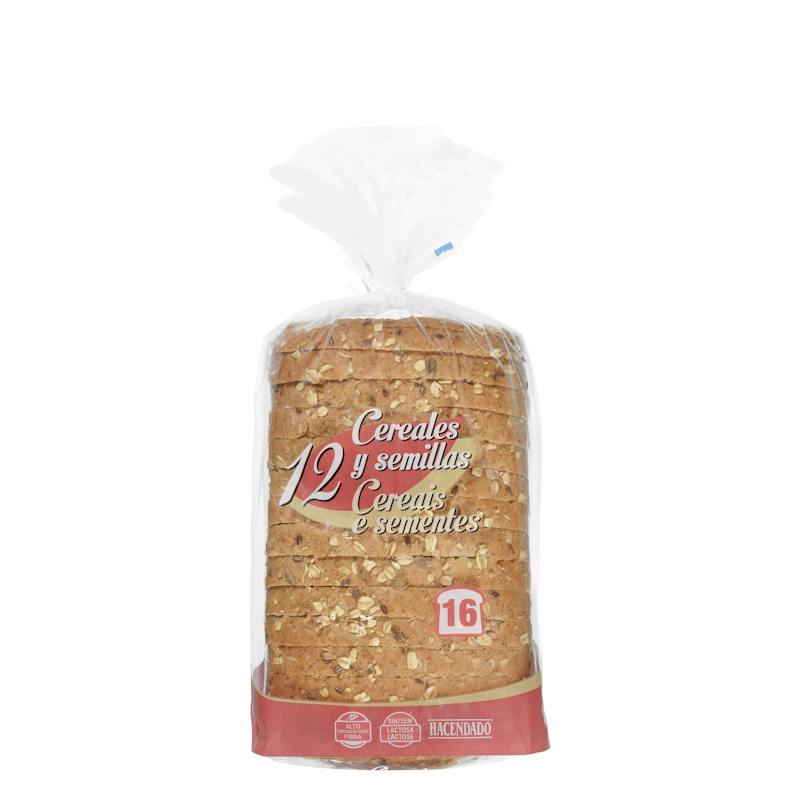 Pain de mie 12 céréales et graines Hacendado