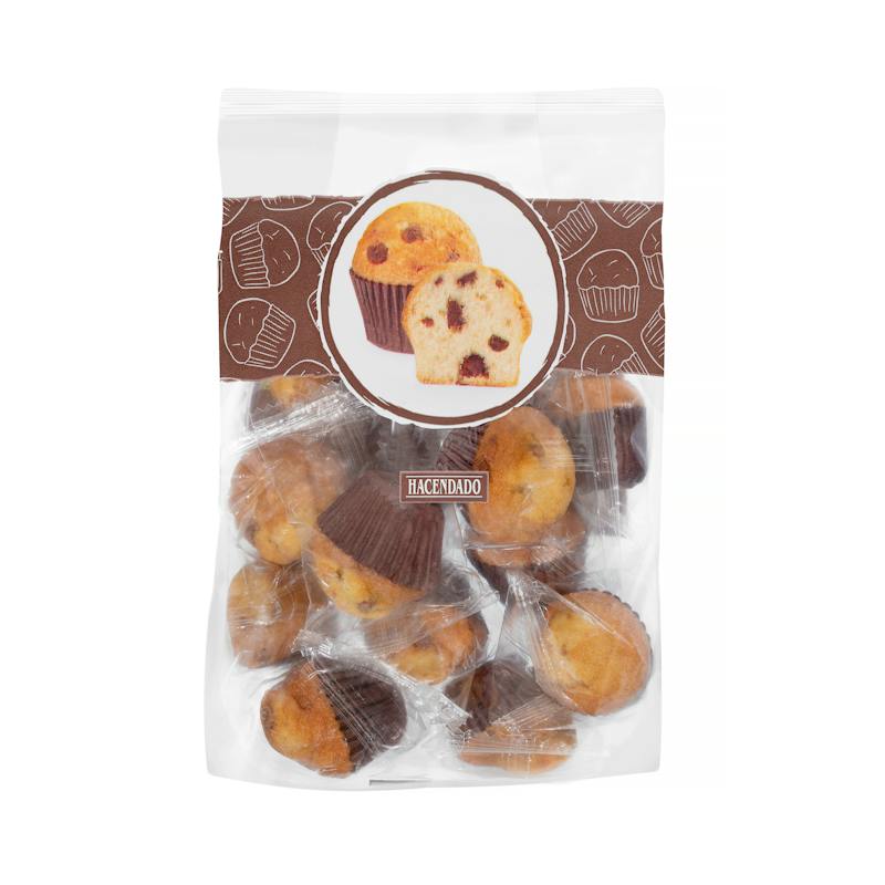 Mini madeleines aux pépites de chocolat au lait Hacendado