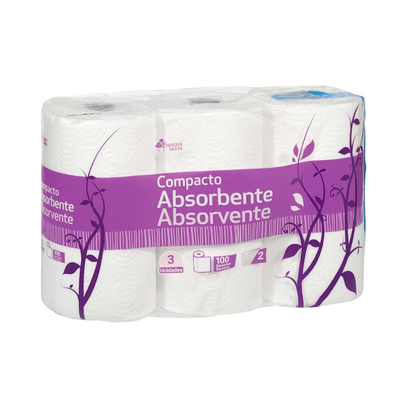 Essuie-tout compact absorbant Bosque Verde