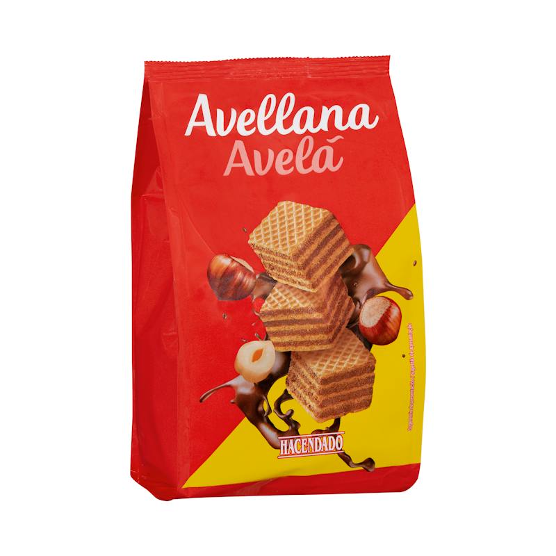 Gaufrettes crème de noisettes Hacendado