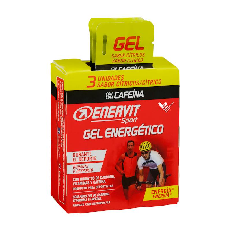 Gel énergétique à la caféine Enervit Sport saveur agrumes