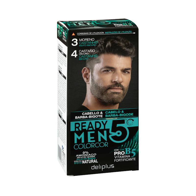 Coloration homme sans ammoniaque 3 brun 4 châtain Colorcor