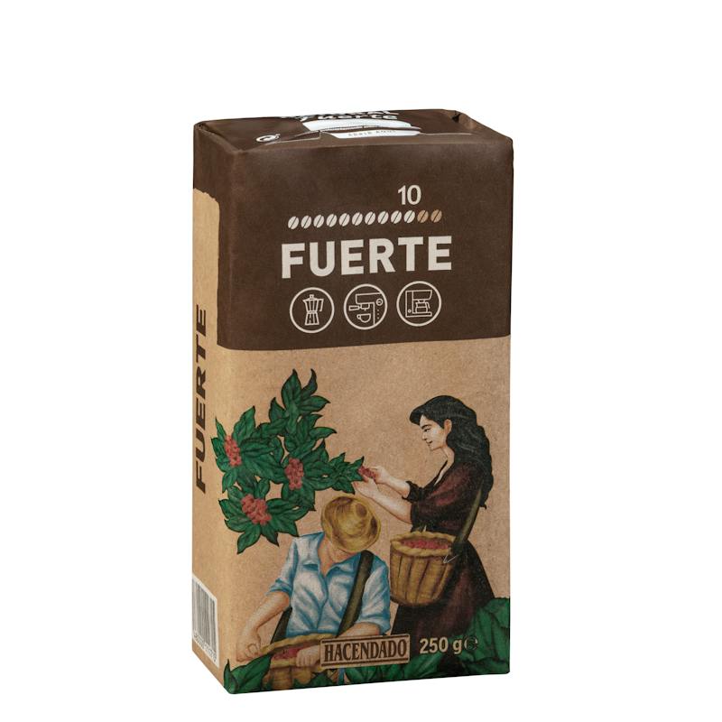 Café moulu fort Hacendado