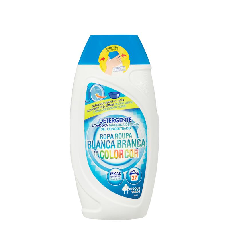 Lessive gel concentré linge blanc et couleur Bosque Verde