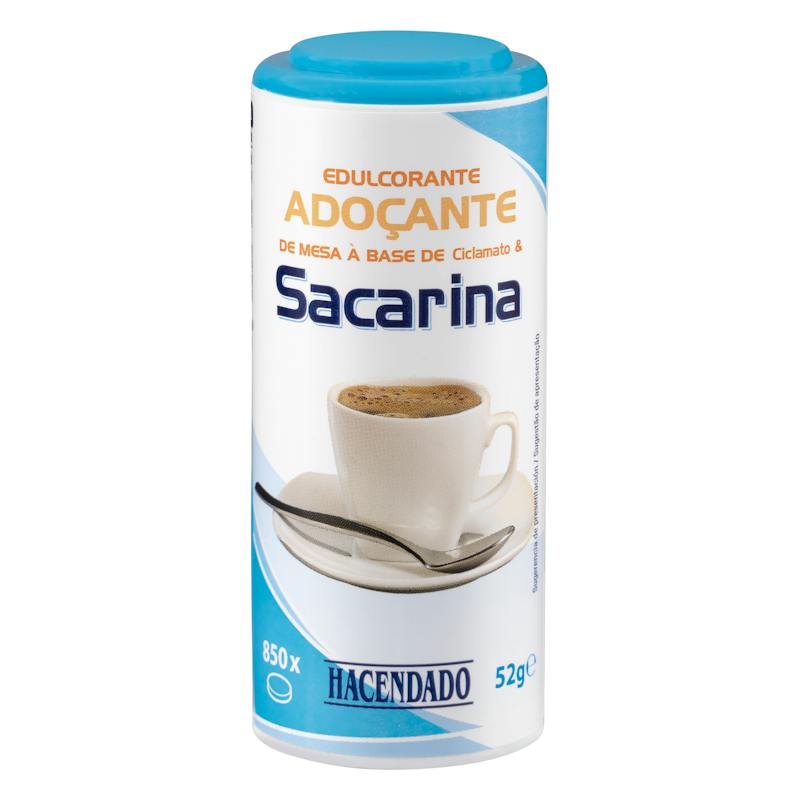 Édulcorant saccharine en pastilles Hacendado