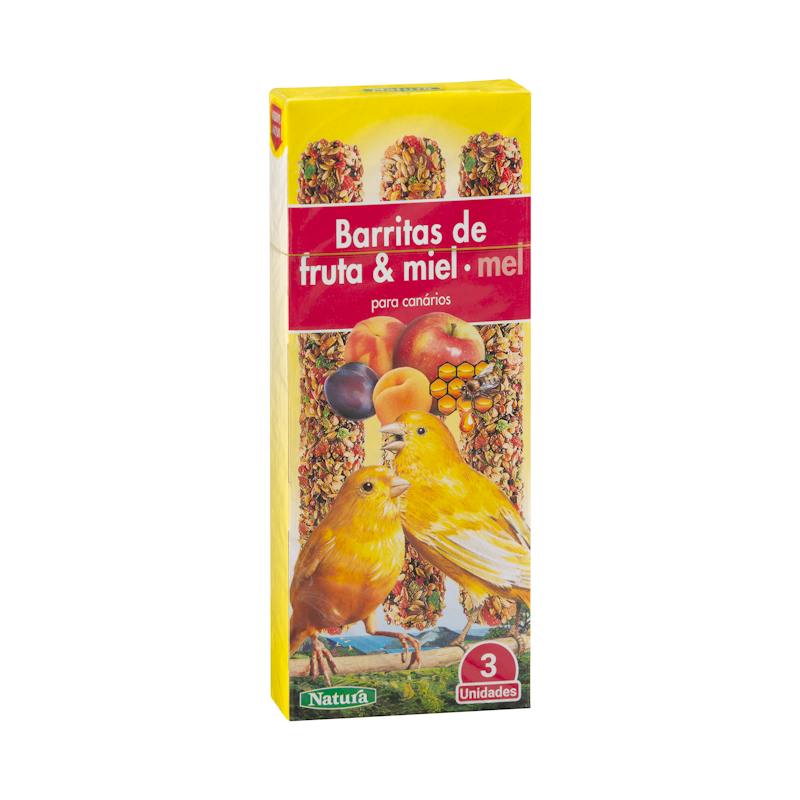 Barres fruits et miel pour canaris Natura
