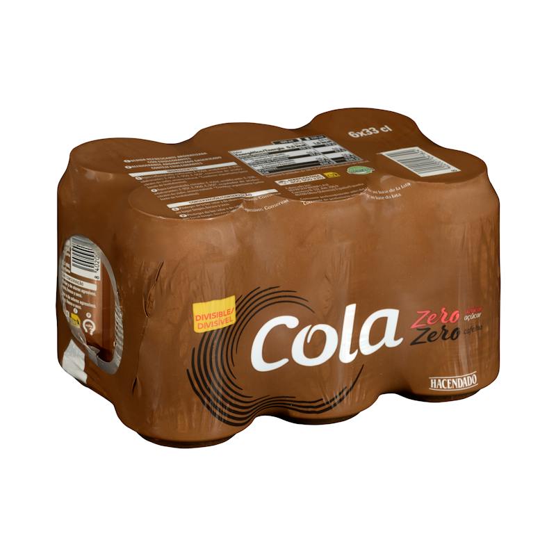 Soda cola Hacendado zéro sucre zéro caféine